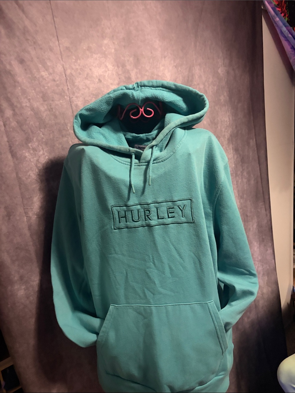 Hurley Teal/Turquoise Crewneck Hoodie